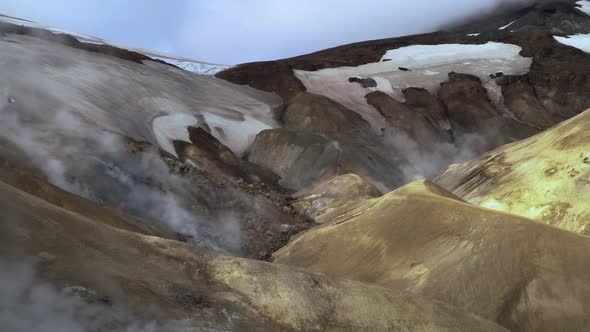 Hot Spring in Kerlingarfjoll Geotermal Area