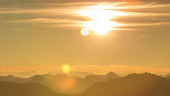 verbier alps swtizerland mountains snow peaks ski mont fort sunrise