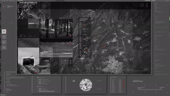 Military Territory Scanning Tech Software Displays Enemy Army Base Position alt