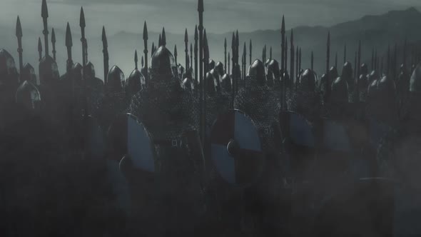 Saxon Army Ready For Battle