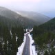 Winter road in the mountains. - VideoHive Item for Sale