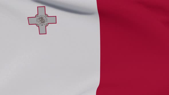 Flag Malta Patriotism National Freedom Seamless Loop