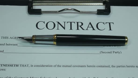 Business Contract And Money