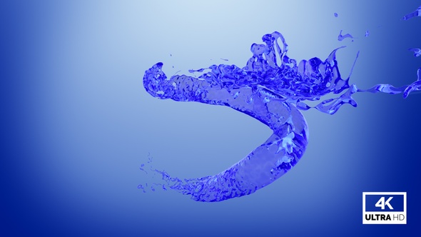 Vortex Splash Of Blue Water alt