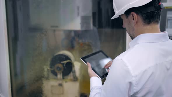 An Engineer at an Industrial Plant