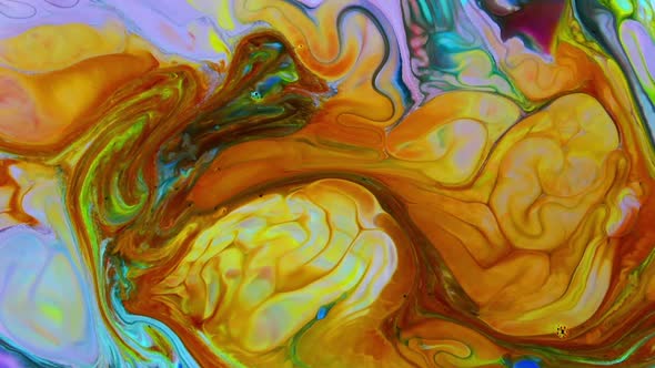 Abstract Colorful Sacral Liquid Waves Texture 846