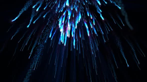 Sparkle Particles Blue 03