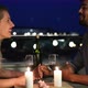 Young Beautiful Couple Having Romantic Dinner on Rooftop - VideoHive Item for Sale