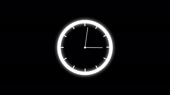 Technology timer clock animation. Vd 32