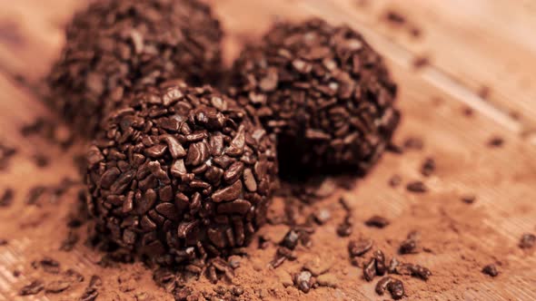 Dolly Zoom Brigadeiro Brazilian Chocolate Dessert