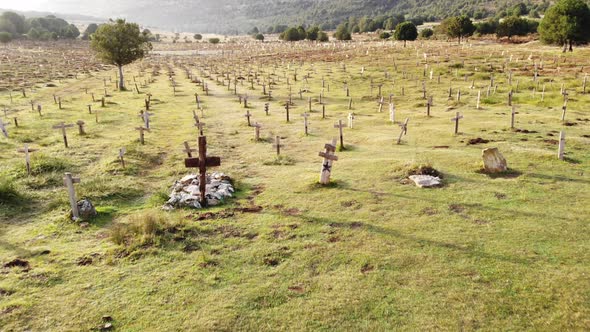 Sad Hill Cemetery in Spain.