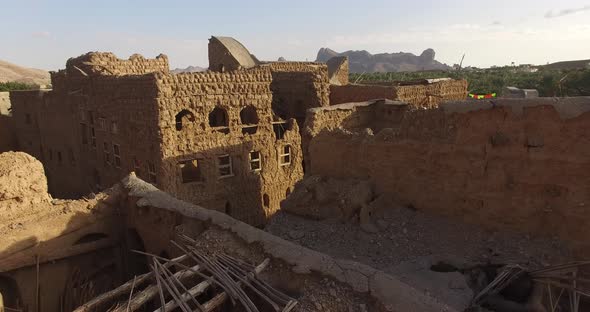 Mystical View of Traditional Middle East Village.