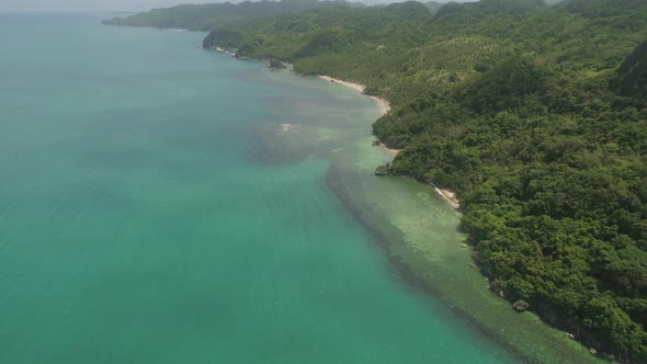 Seascape of Caramoan Islands Camarines Sur Philippines