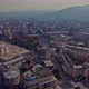 Drone view of the cityscape of Skopje, the capital city in North Macedonia - VideoHive Item for Sale