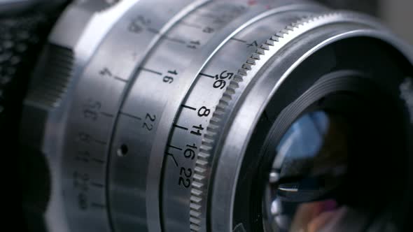 Vintage Photo Camera Lens Details