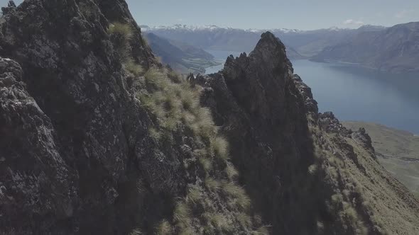 Lake Hawea in New Zealand