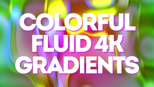 4k Colorful Fluid Gradients
