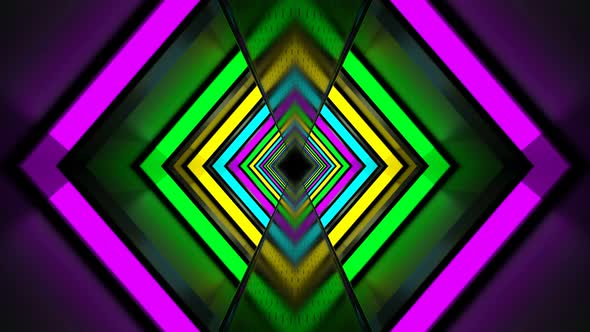 Neon Colored Loop Tunnel alt