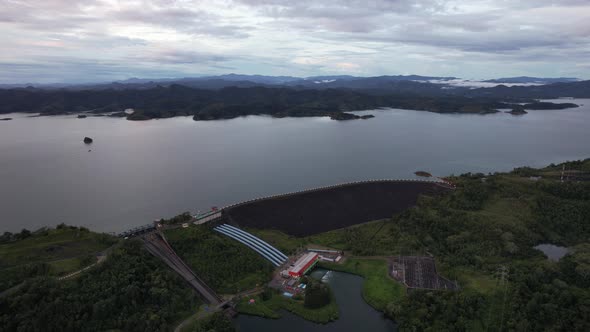 Aerial View of Fish Farms in Norway