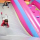 Funny Boys Playing on Inflated Slide - VideoHive Item for Sale