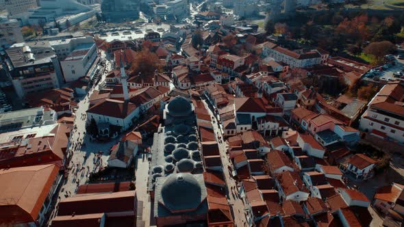 Amazing 4K drone footage from the Old Bazar in Skopje