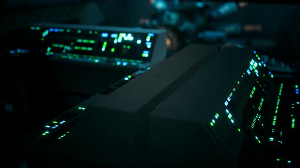 Equipment of Empty Central Control Room alt