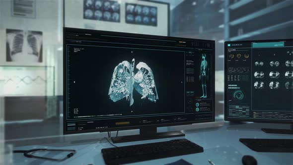 Human Cancer Illness Researched By An Advanced X-ray Scanning Software Interface alt
