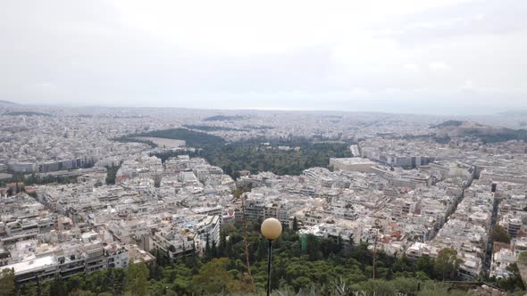 Panoramashot of Athen, Greece.