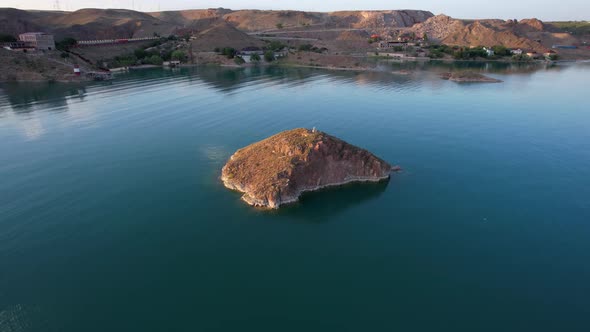 A Small Island in the Middle of Bay