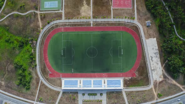 View From a Drone on the Campus of the Far Eastern Federal University