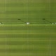 Drone Footage Top Down Big Green Empty Soccer Field - VideoHive Item for Sale