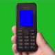 Person Using Old Vintage Mobile Phone - VideoHive Item for Sale