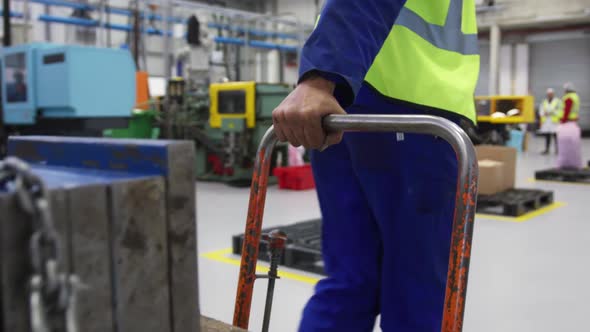 Man working in warehouse