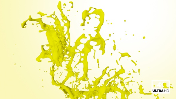 Yellow Paint Splash