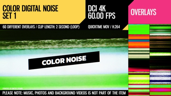 Color Digital Noise (4K Set 1)