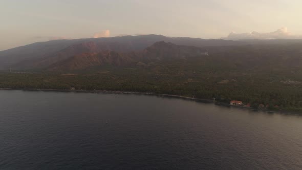 Coastline During Sunset