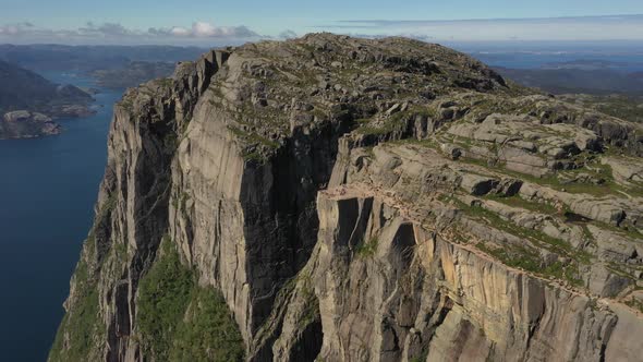 Pulpit Rock Preikestolen Beautiful Nature Norway