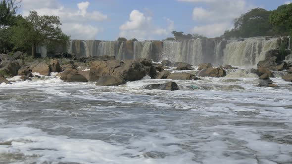 The Fourteen Falls in Kenya