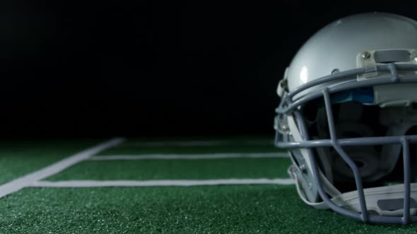 Head gear on artificial turf