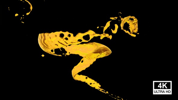 Twisted Oil Splash V3 4K