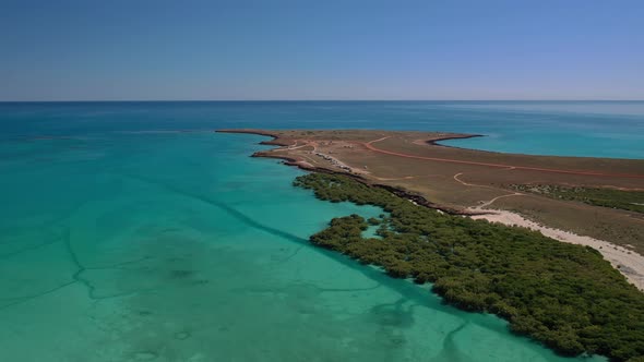 Cape Keraudren Wetlands, Western Australia 4K Aerial Drone