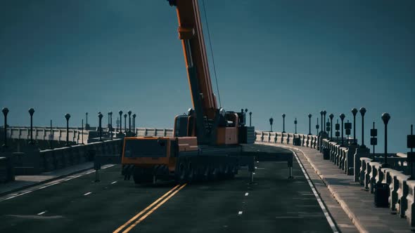 High Way Bridge Under Construction