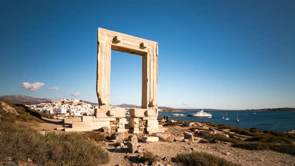 4K Timelapse at Naxos Island, Cyclades, Greece