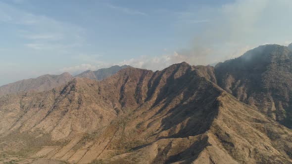 Mountain Landscape in Bali Indonesia