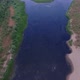 Aerial View of Amazing Nature with Wide River and Island - VideoHive Item for Sale