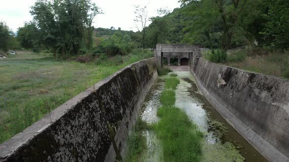 Aerial Water Canal