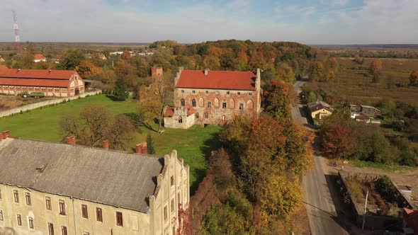 The old abandoned Georgenburg castle