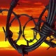 Prison Barbed Wire Fence At Sunset - VideoHive Item for Sale