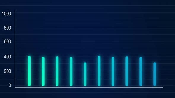 Growth of business and presentation of income, statistics of finance with graph and chart.