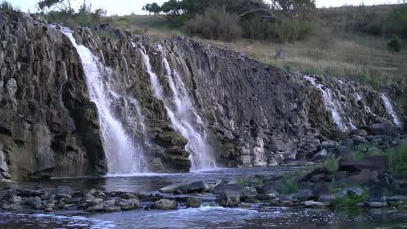 Waterfall at Hopkins Falls Scenic Reserve, Cudgee Victoria Australia - Attraction Great Ocean Road.